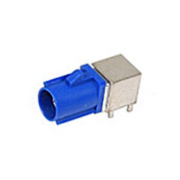 Molex 50 Ohms, Fakra Smb Jack, Right Angle, Through Hole, Zinc Alloy Body, Keying Option B, Natural 734036801 - main